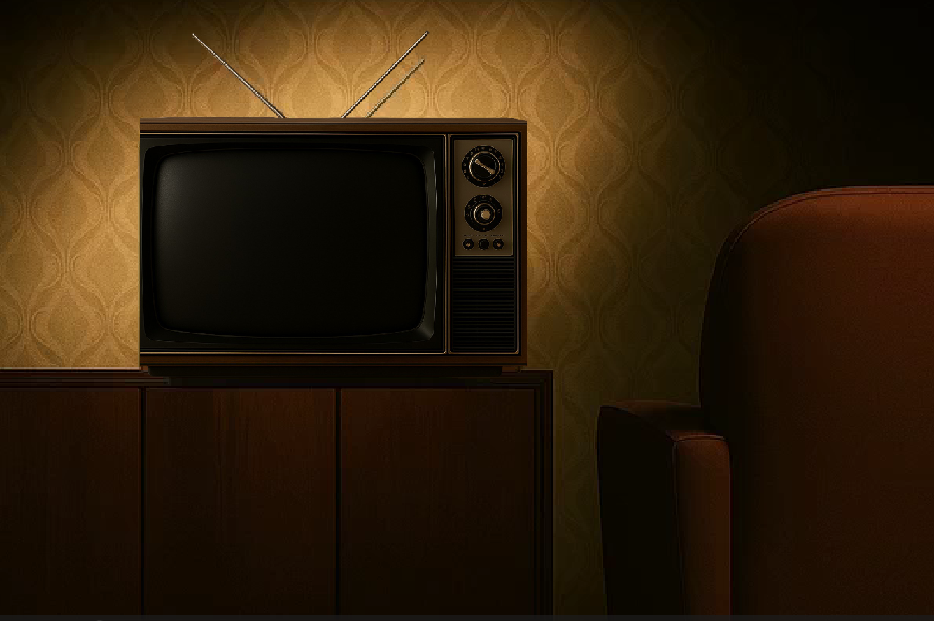 Pantalla del televisor apagada